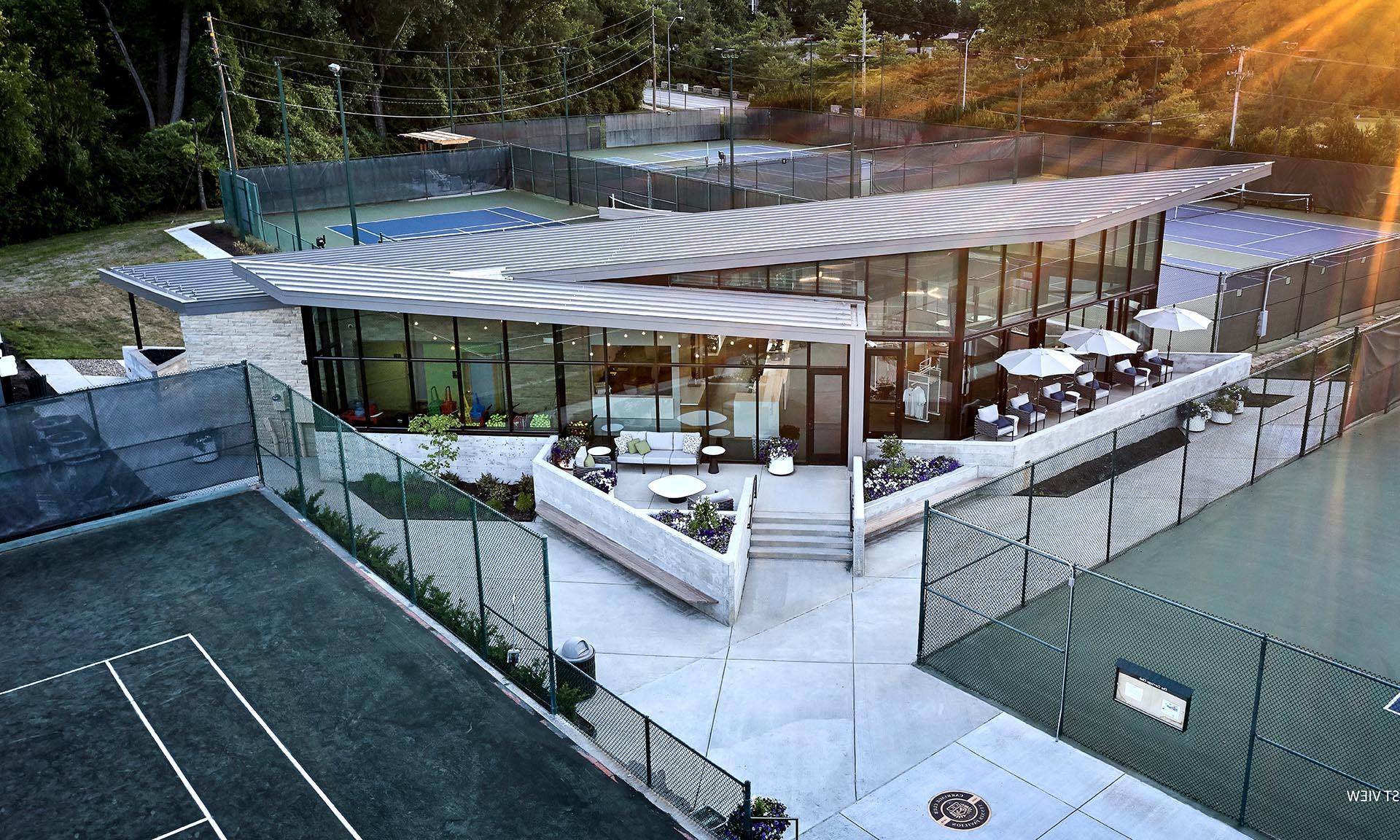 Tennis Pavilion exterior