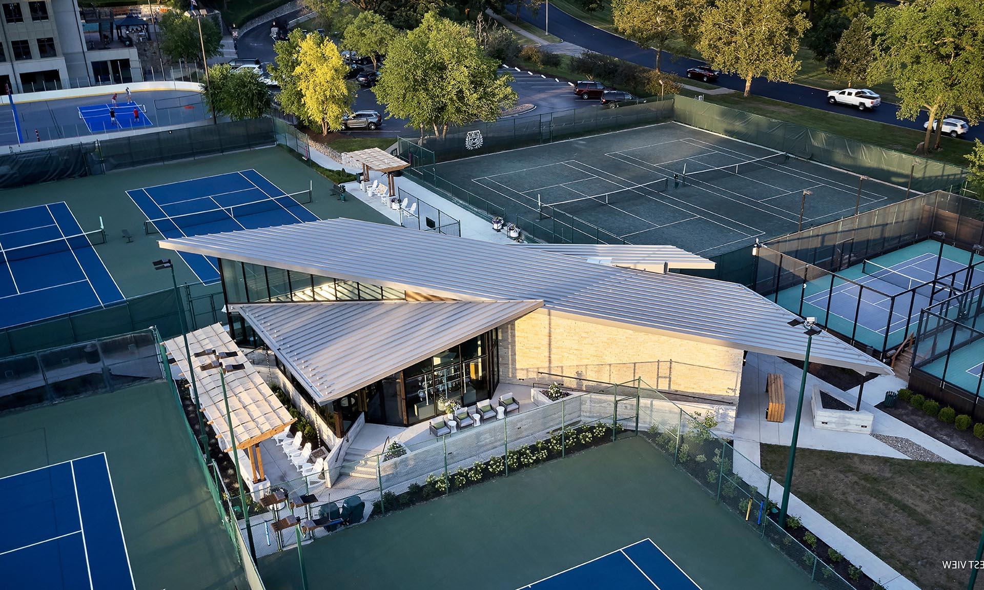 Tennis Pavilion sky shot